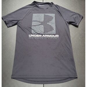 Under Armour Men's Performance Apparel Black T-shirt Loose Fit Size Small